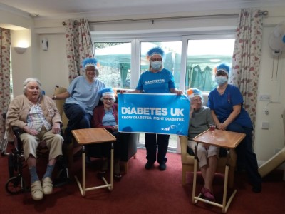 Staff and Residents - Elderly Care Home Kettering